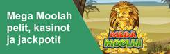 Mega Moolah -pelit, jackpot ja kasinot