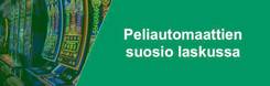 Peliautomaattien pelaaminen laskenut merkittävästi